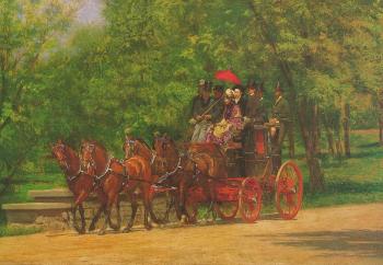 托馬斯 伊肯斯 A May Morning in the Park (The Fairman Rogers Four-in-Hand)